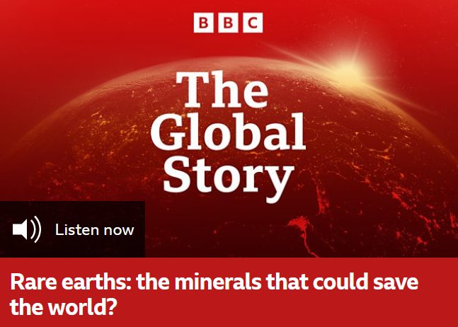 BBC Podcast on rare earths feb 6 2024